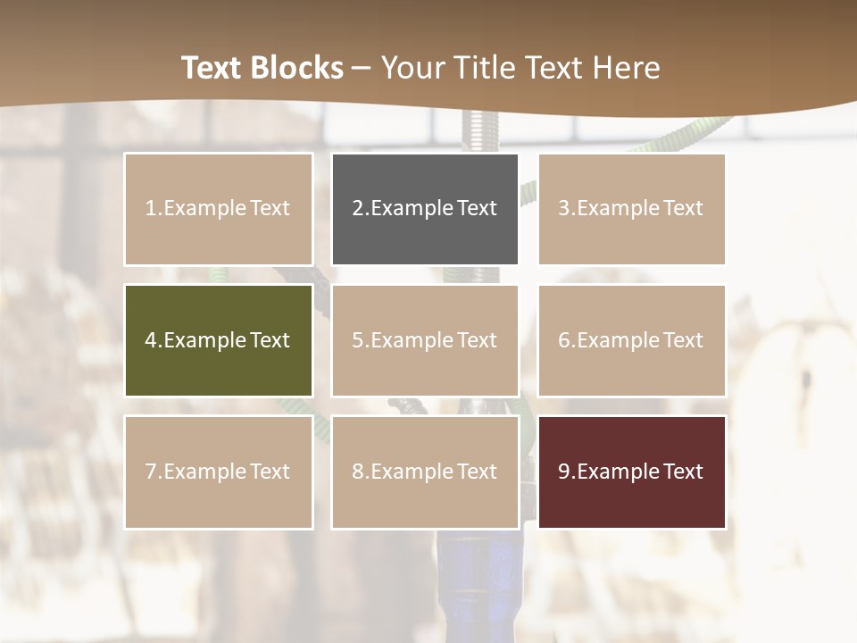 Arabian Shisha Waterpipe PowerPoint Template