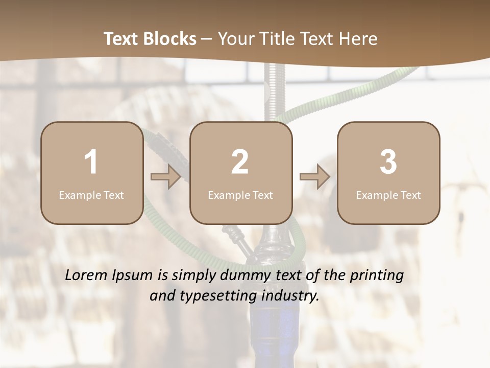 Arabian Shisha Waterpipe PowerPoint Template