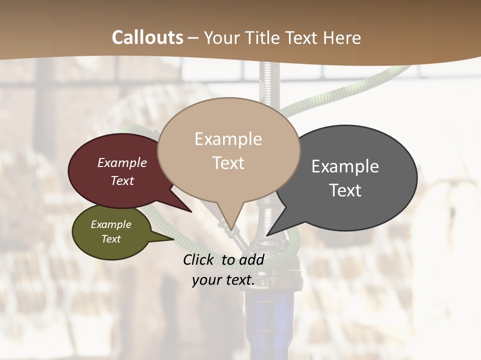 Arabian Shisha Waterpipe PowerPoint Template