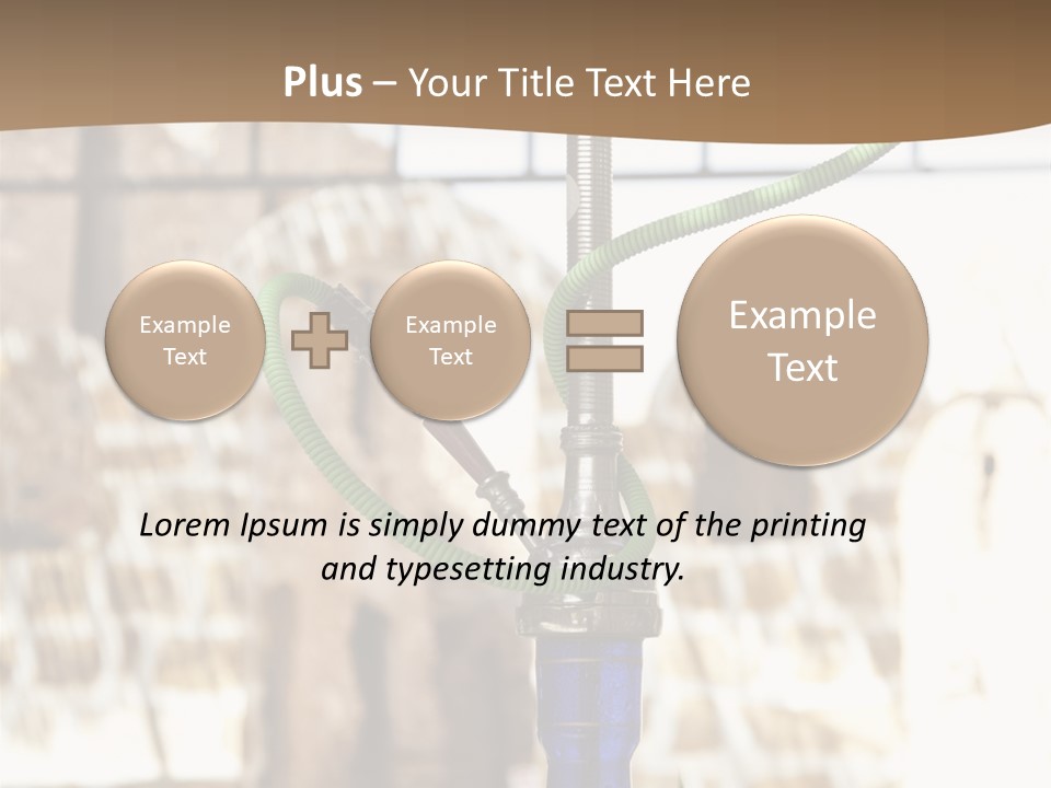 Arabian Shisha Waterpipe PowerPoint Template