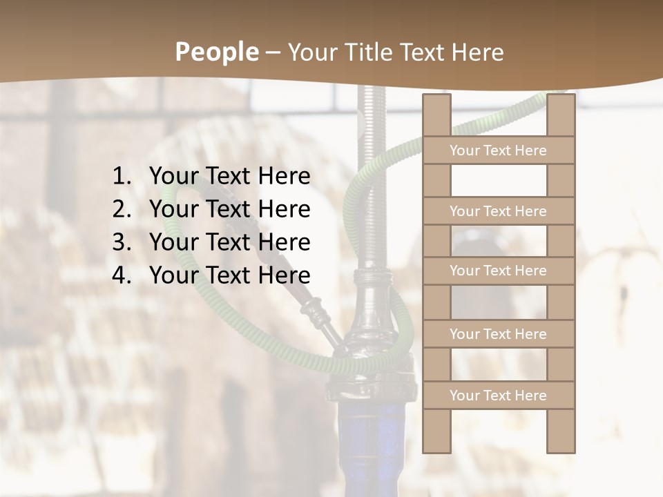 Arabian Shisha Waterpipe PowerPoint Template