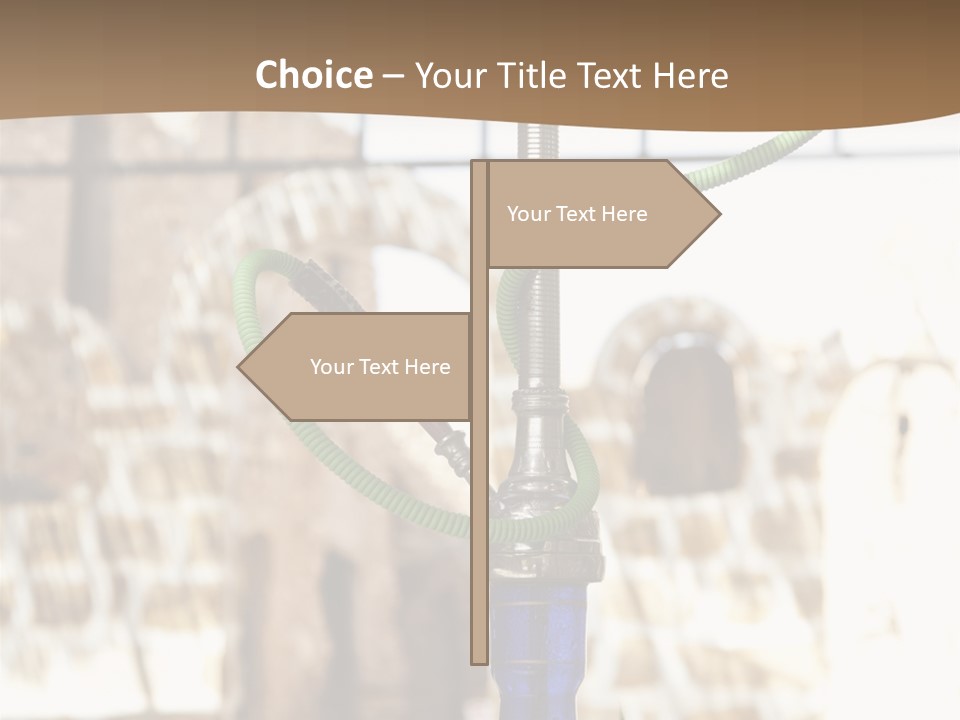 Arabian Shisha Waterpipe PowerPoint Template