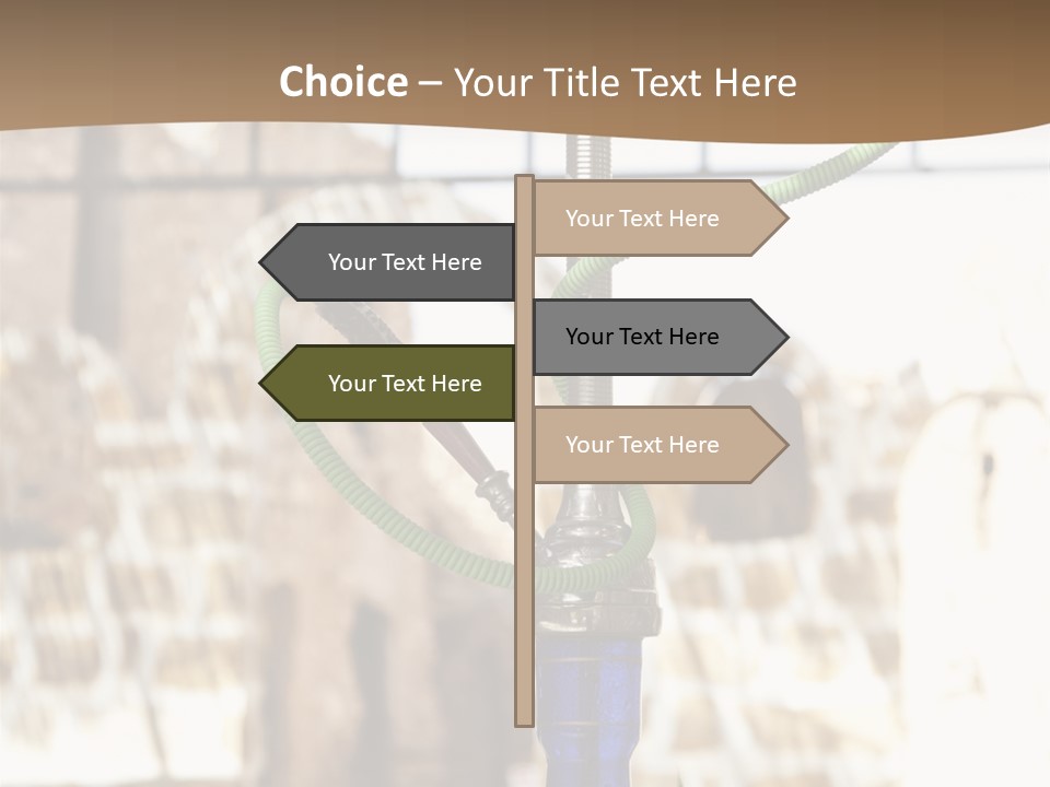 Arabian Shisha Waterpipe PowerPoint Template