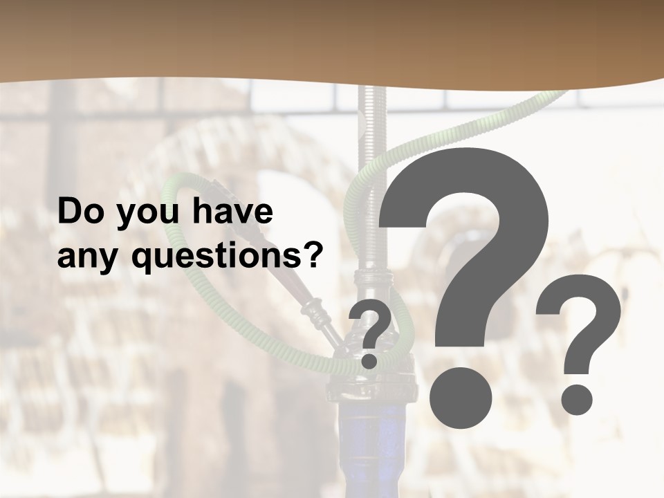 Arabian Shisha Waterpipe PowerPoint Template