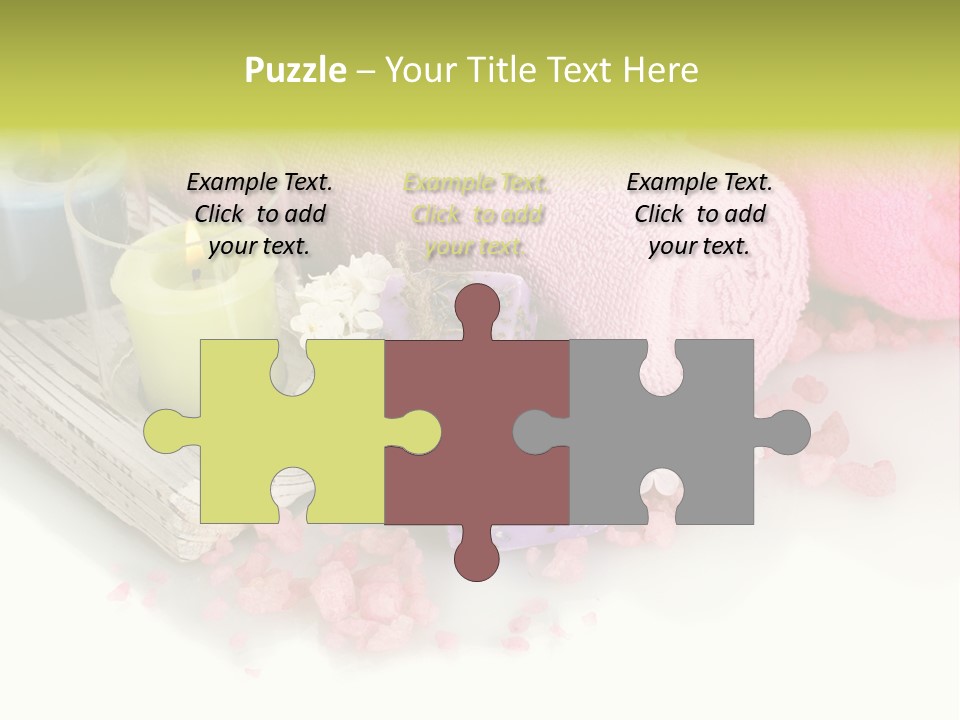 Tradition Towels Aromatherapy PowerPoint Template