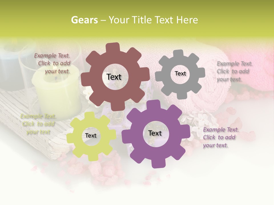 Tradition Towels Aromatherapy PowerPoint Template