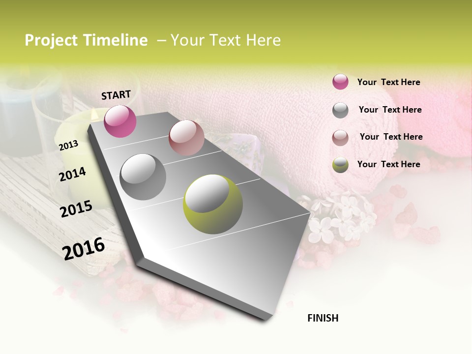 Tradition Towels Aromatherapy PowerPoint Template