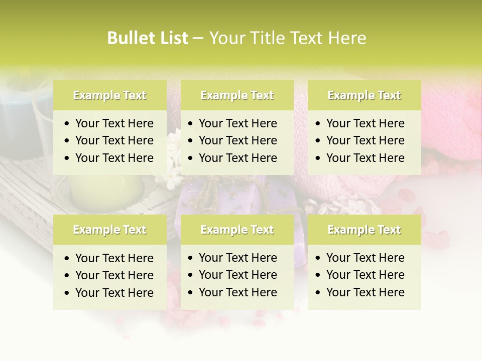 Tradition Towels Aromatherapy PowerPoint Template