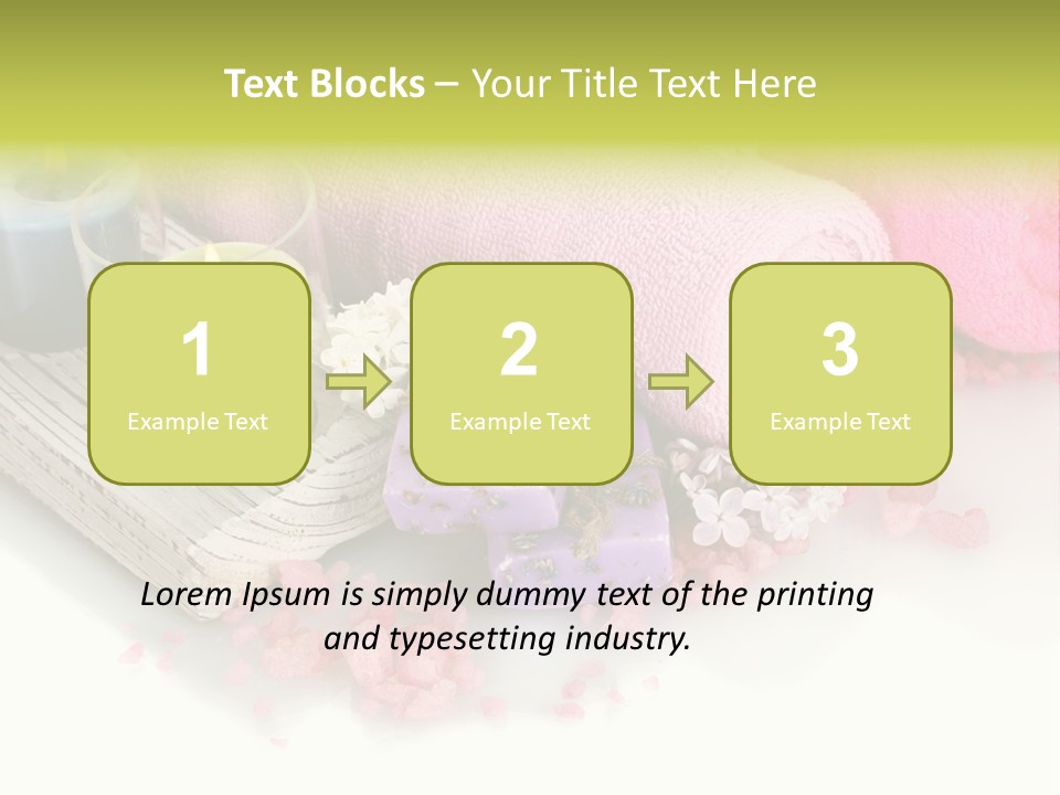 Tradition Towels Aromatherapy PowerPoint Template