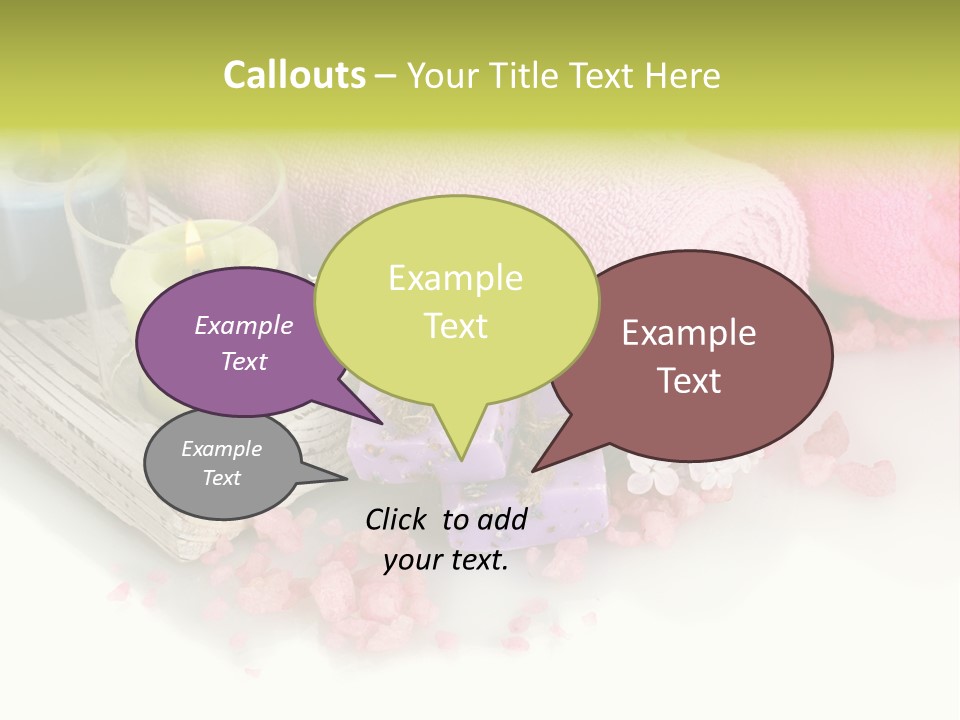 Tradition Towels Aromatherapy PowerPoint Template