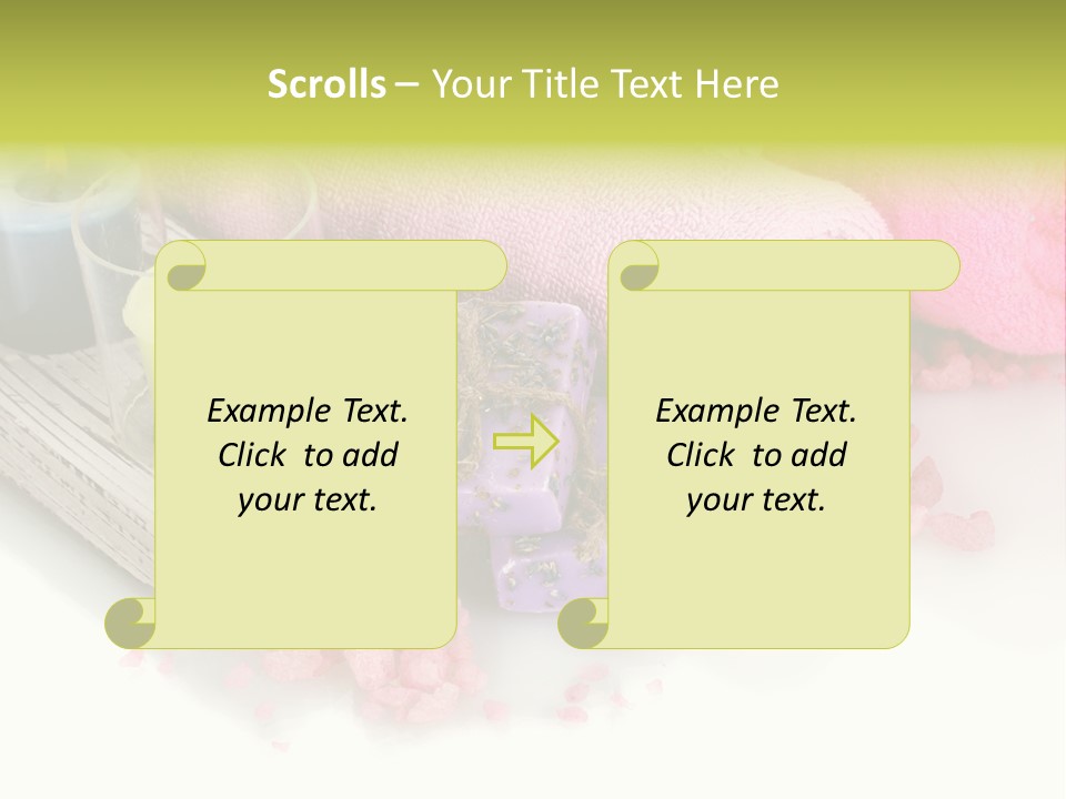 Tradition Towels Aromatherapy PowerPoint Template
