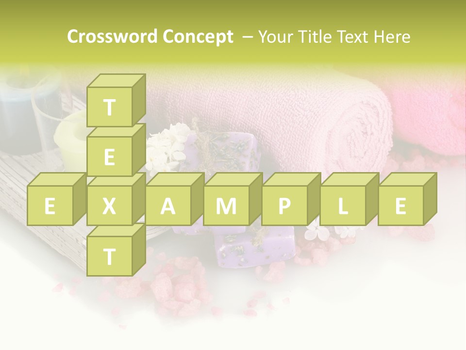 Tradition Towels Aromatherapy PowerPoint Template