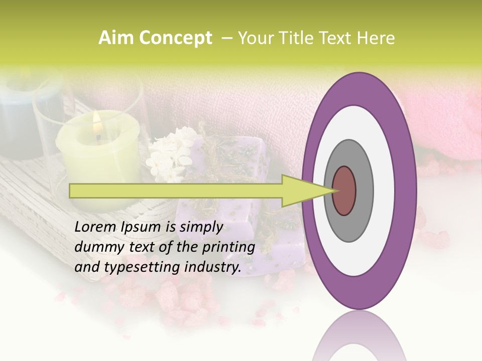 Tradition Towels Aromatherapy PowerPoint Template