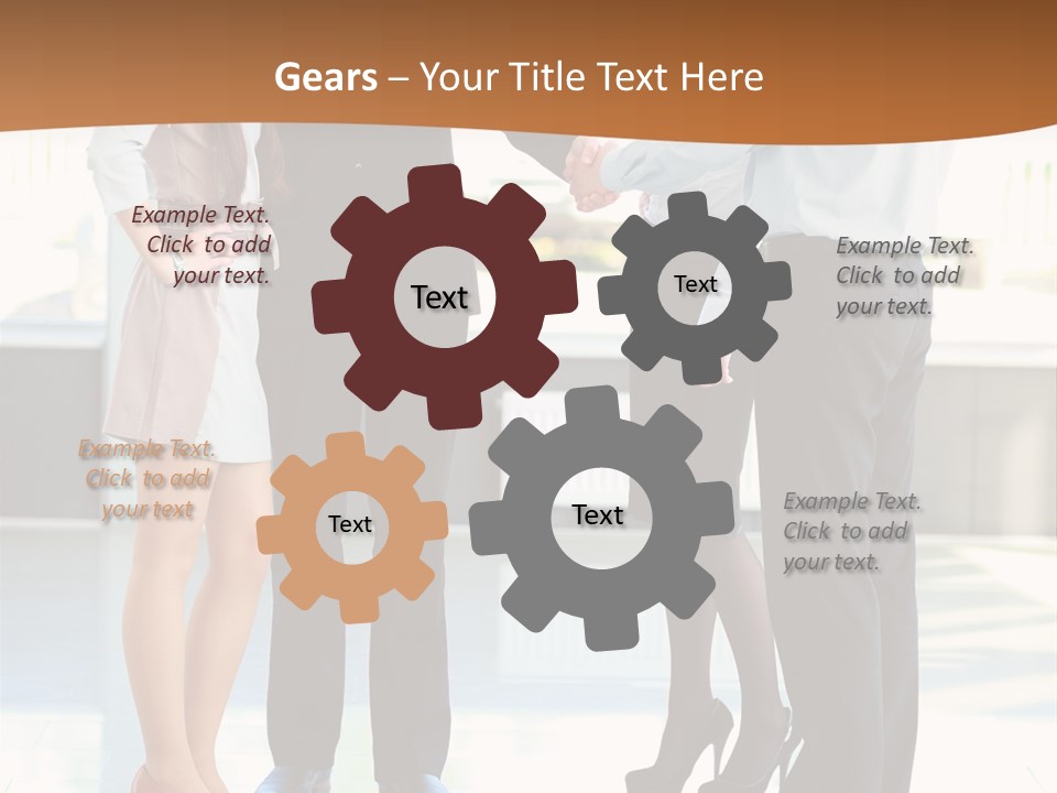 Job Leader Work PowerPoint Template