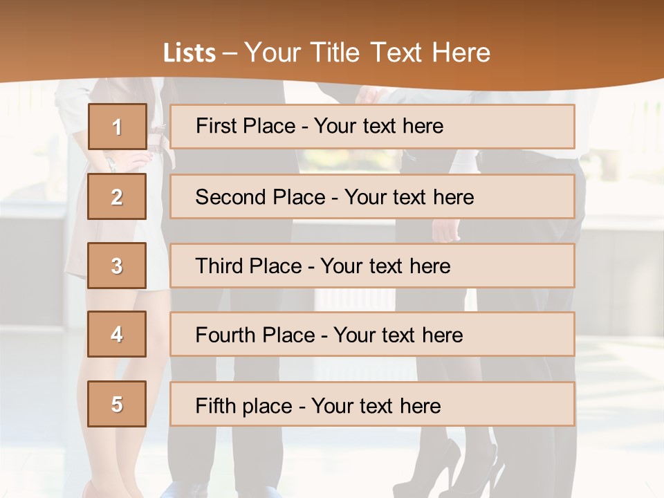 Job Leader Work PowerPoint Template