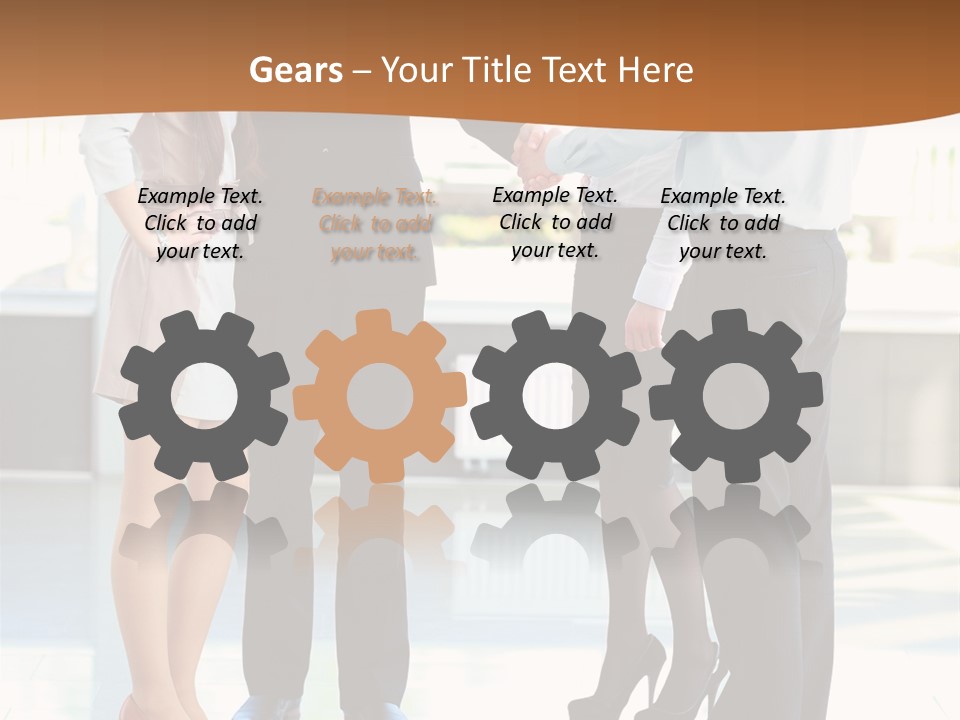 Job Leader Work PowerPoint Template