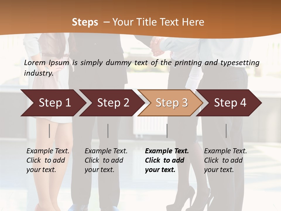 Job Leader Work PowerPoint Template