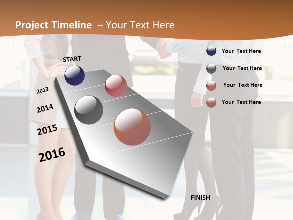 Job Leader Work PowerPoint Template