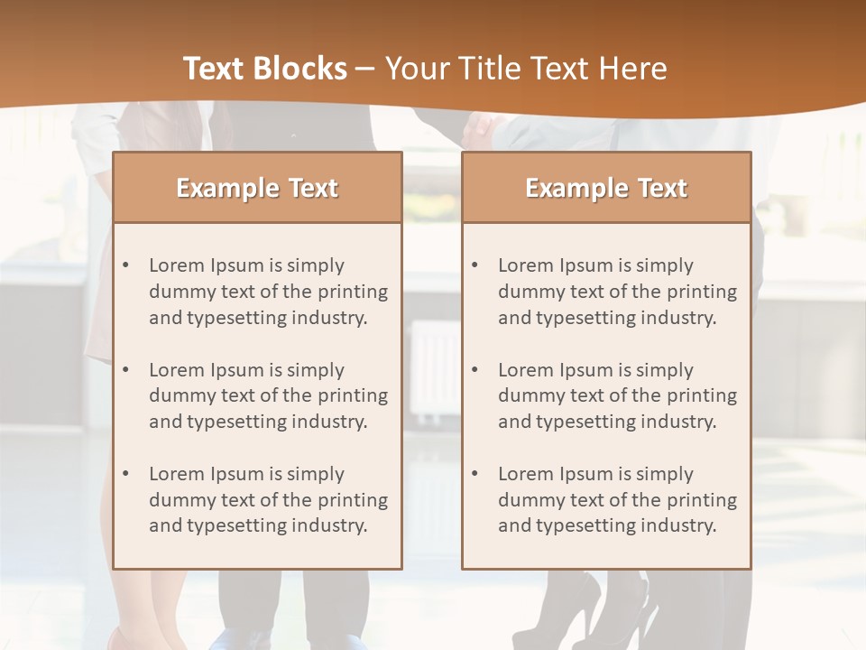 Job Leader Work PowerPoint Template