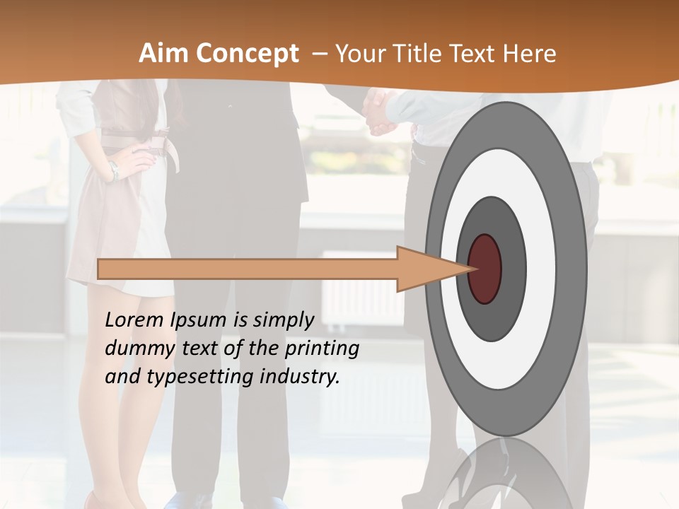 Job Leader Work PowerPoint Template