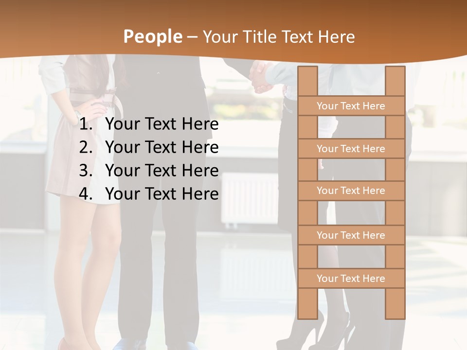 Job Leader Work PowerPoint Template