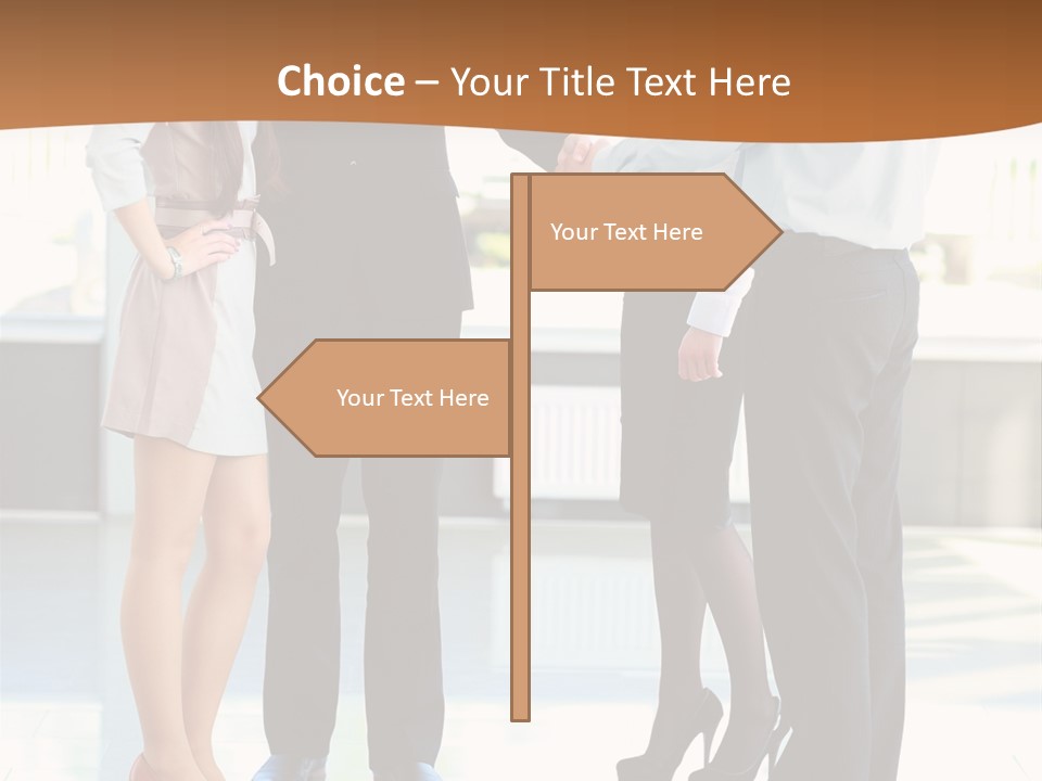 Job Leader Work PowerPoint Template