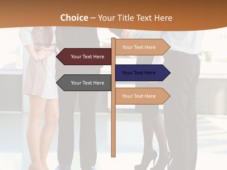 Job Leader Work PowerPoint Template