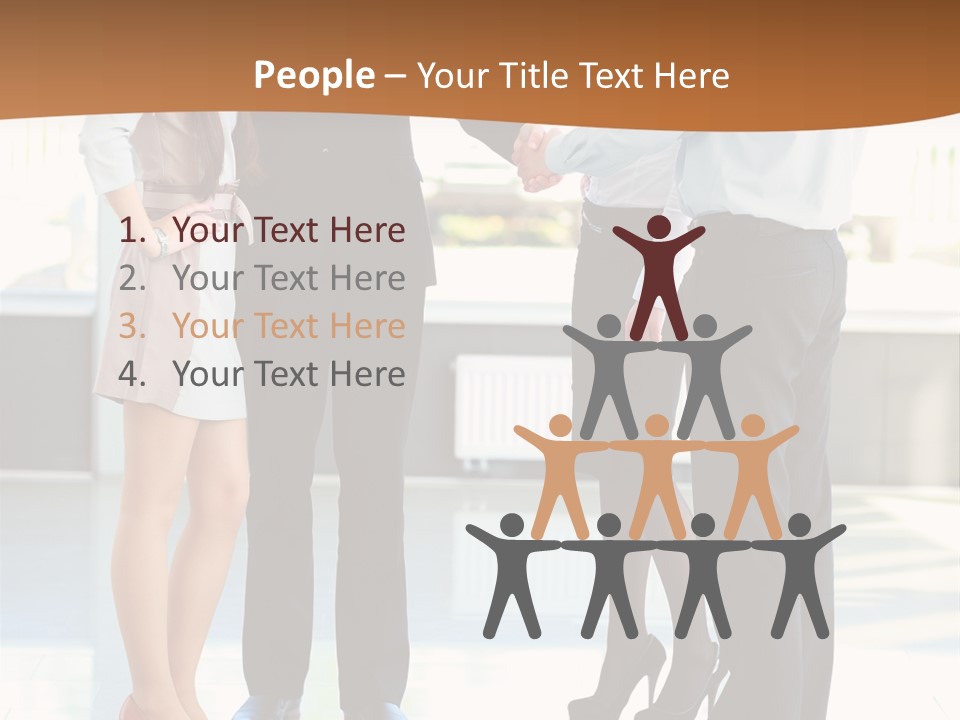 Job Leader Work PowerPoint Template
