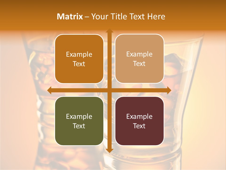 Nobody Reflection Yellow PowerPoint Template