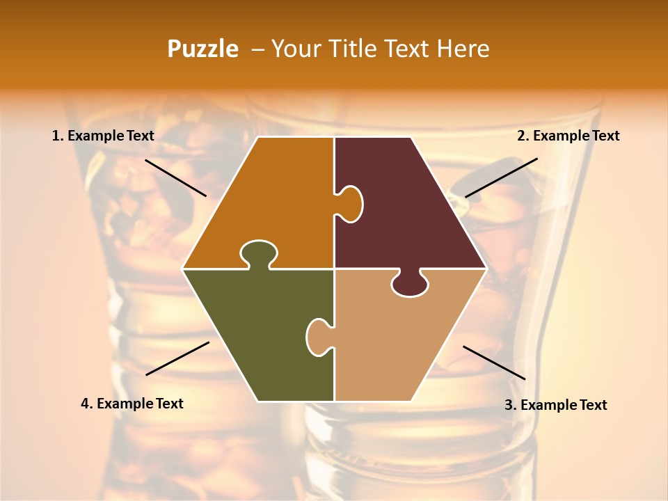 Nobody Reflection Yellow PowerPoint Template