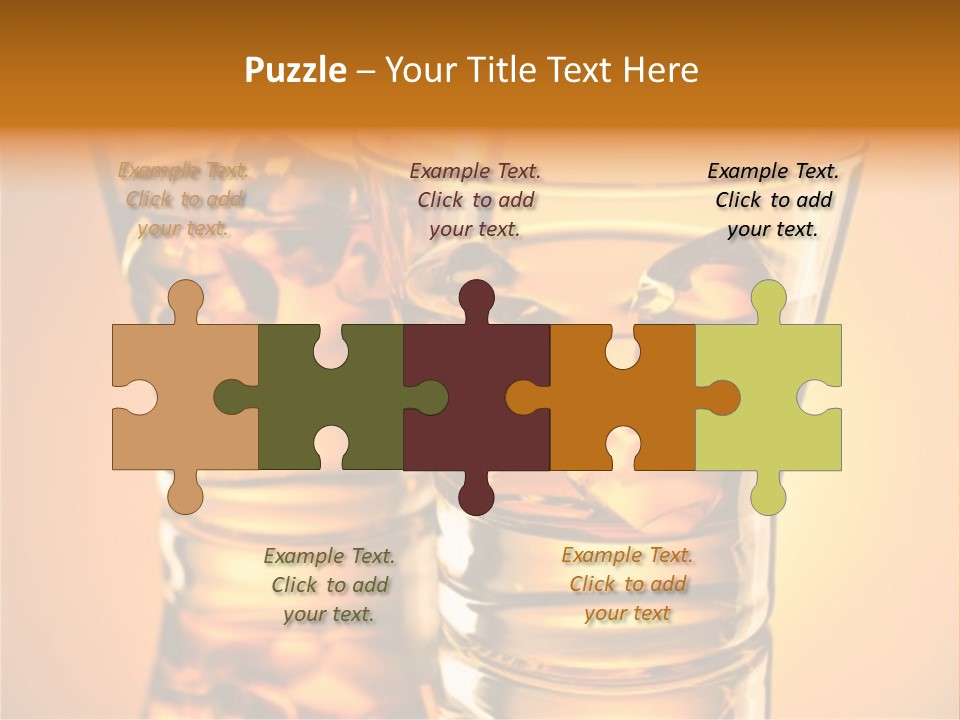 Nobody Reflection Yellow PowerPoint Template