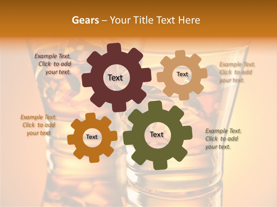 Nobody Reflection Yellow PowerPoint Template