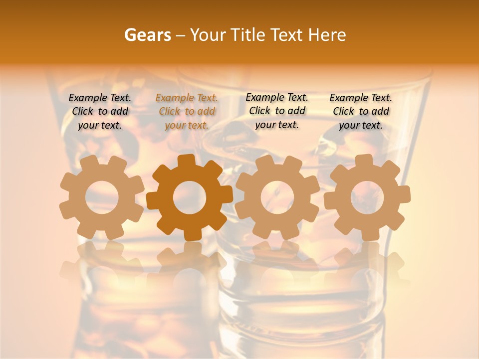 Nobody Reflection Yellow PowerPoint Template