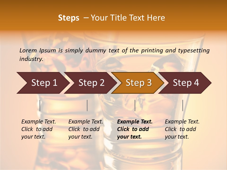 Nobody Reflection Yellow PowerPoint Template