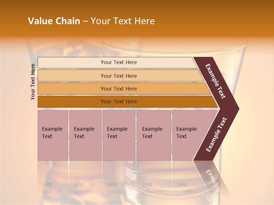 Nobody Reflection Yellow PowerPoint Template