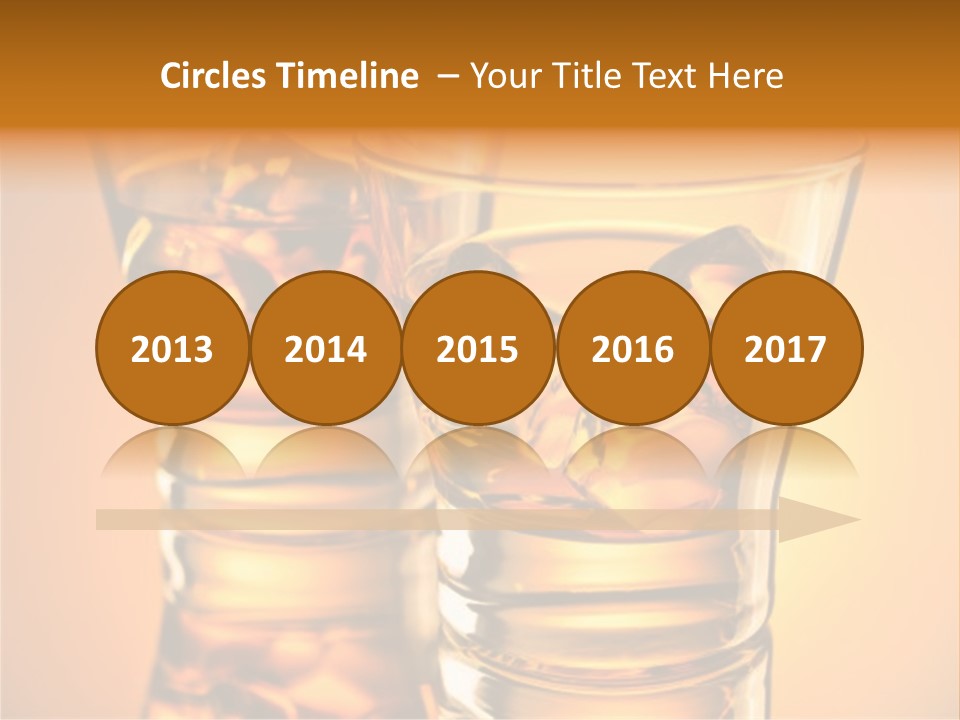 Nobody Reflection Yellow PowerPoint Template