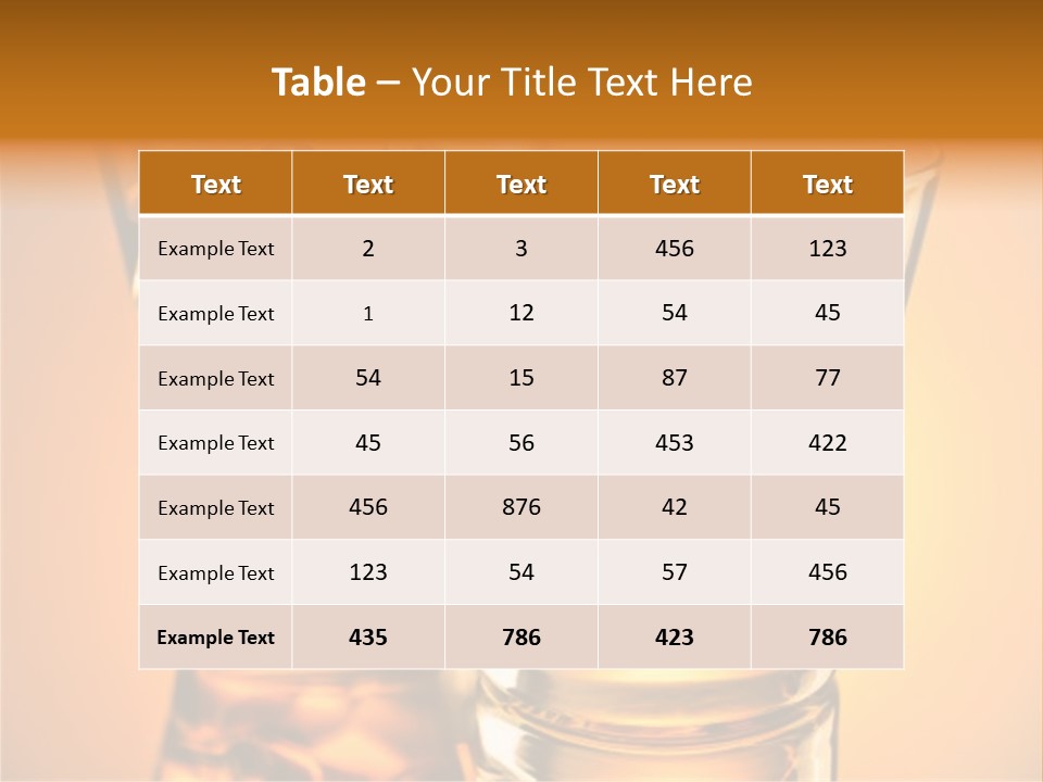 Nobody Reflection Yellow PowerPoint Template