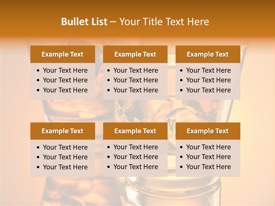 Nobody Reflection Yellow PowerPoint Template
