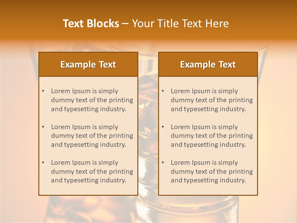 Nobody Reflection Yellow PowerPoint Template