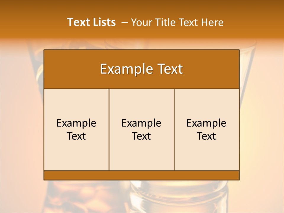 Nobody Reflection Yellow PowerPoint Template