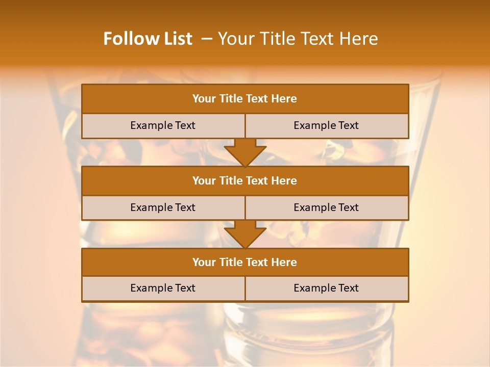 Nobody Reflection Yellow PowerPoint Template