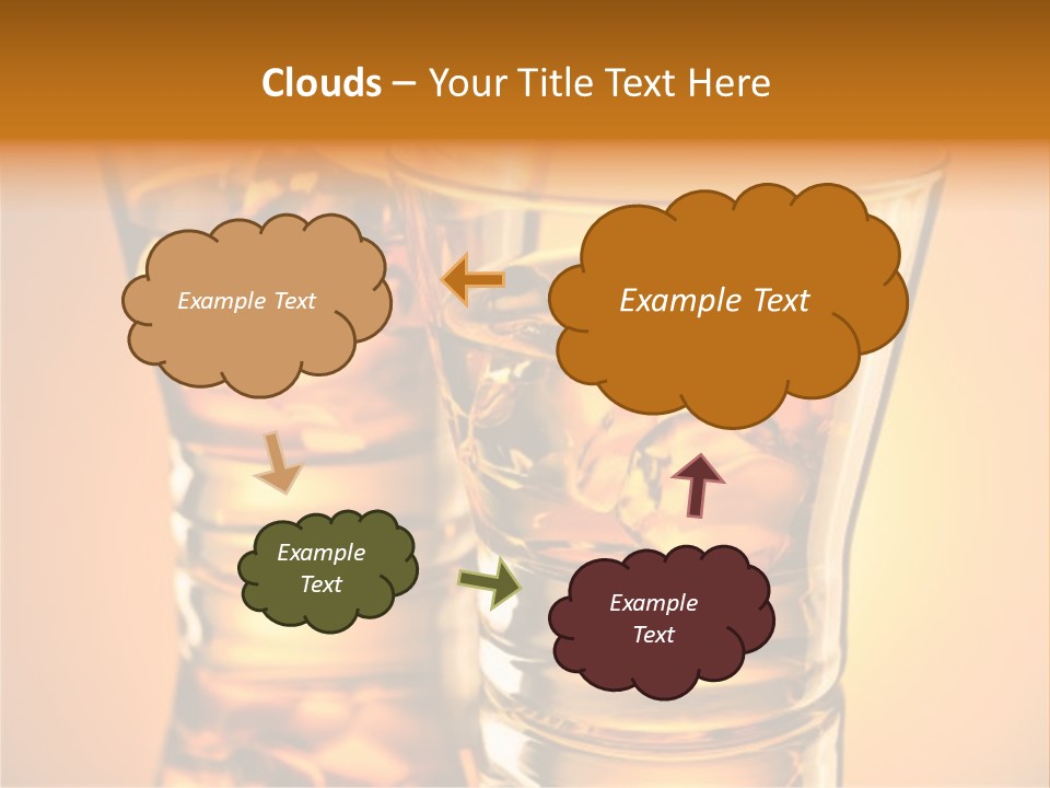 Nobody Reflection Yellow PowerPoint Template