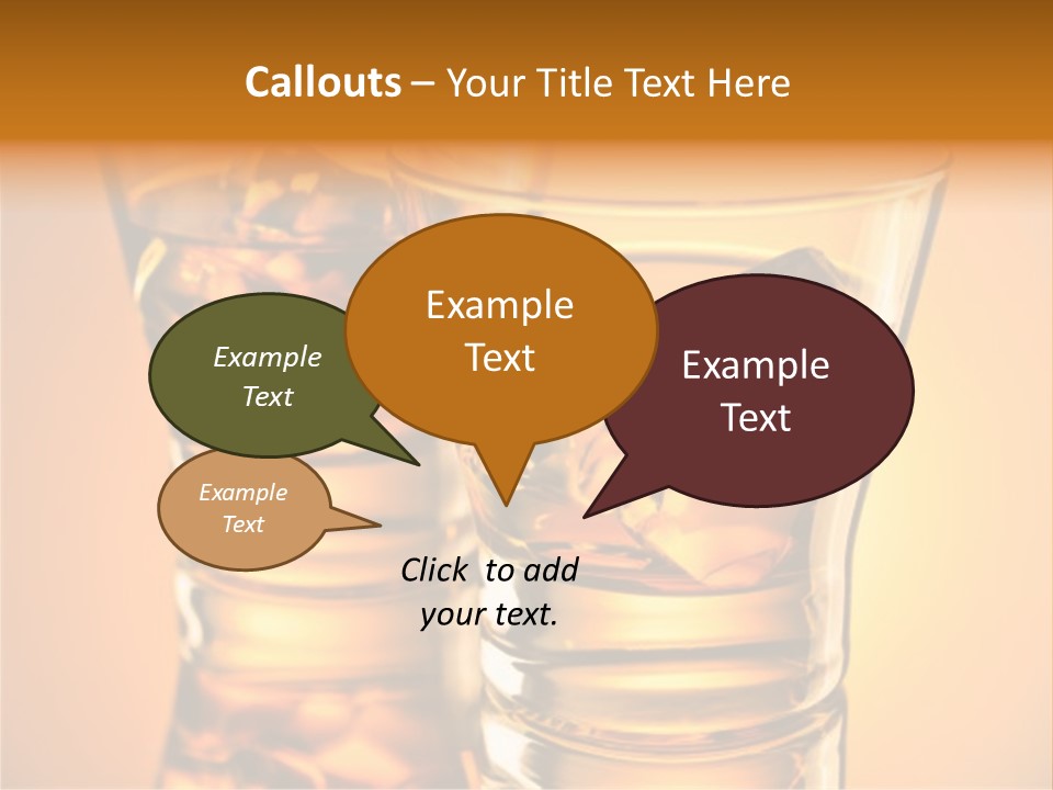 Nobody Reflection Yellow PowerPoint Template