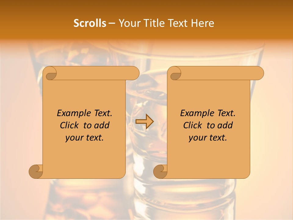 Nobody Reflection Yellow PowerPoint Template