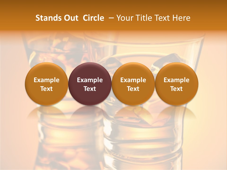 Nobody Reflection Yellow PowerPoint Template