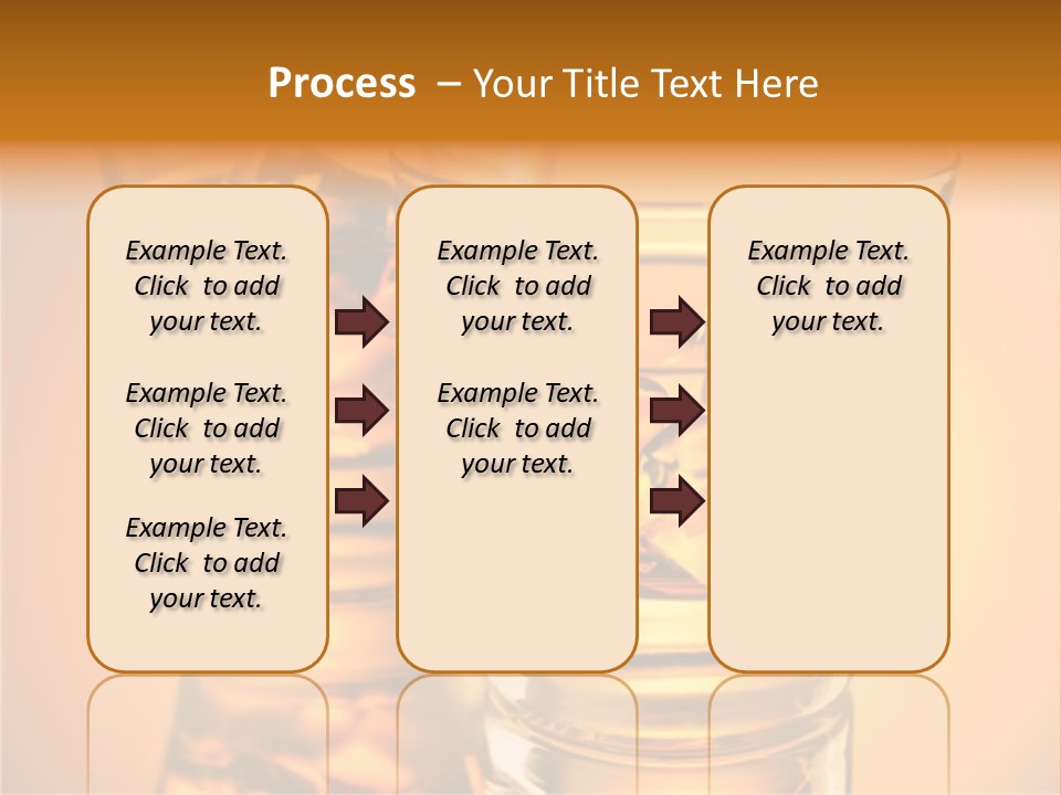Nobody Reflection Yellow PowerPoint Template