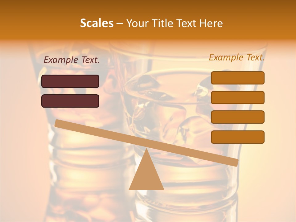 Nobody Reflection Yellow PowerPoint Template
