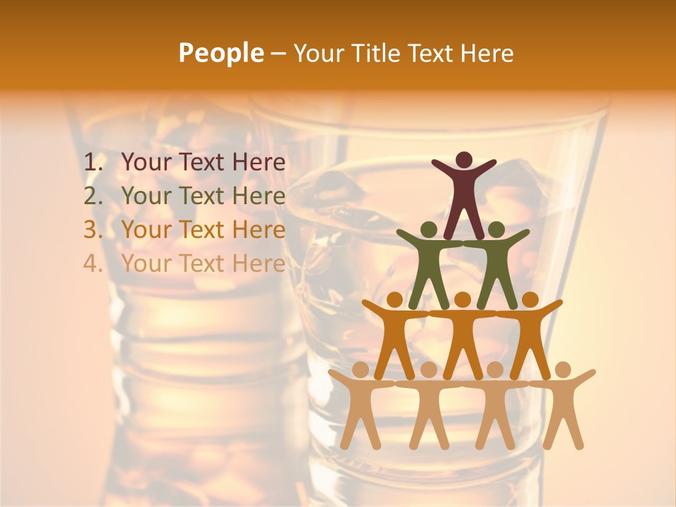 Nobody Reflection Yellow PowerPoint Template