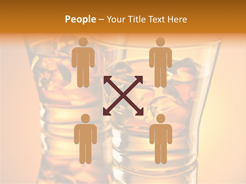 Nobody Reflection Yellow PowerPoint Template