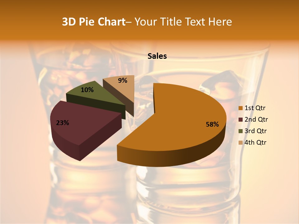 Nobody Reflection Yellow PowerPoint Template